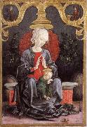 Cosimo Tura Madonna and child in a tradgard France oil painting artist